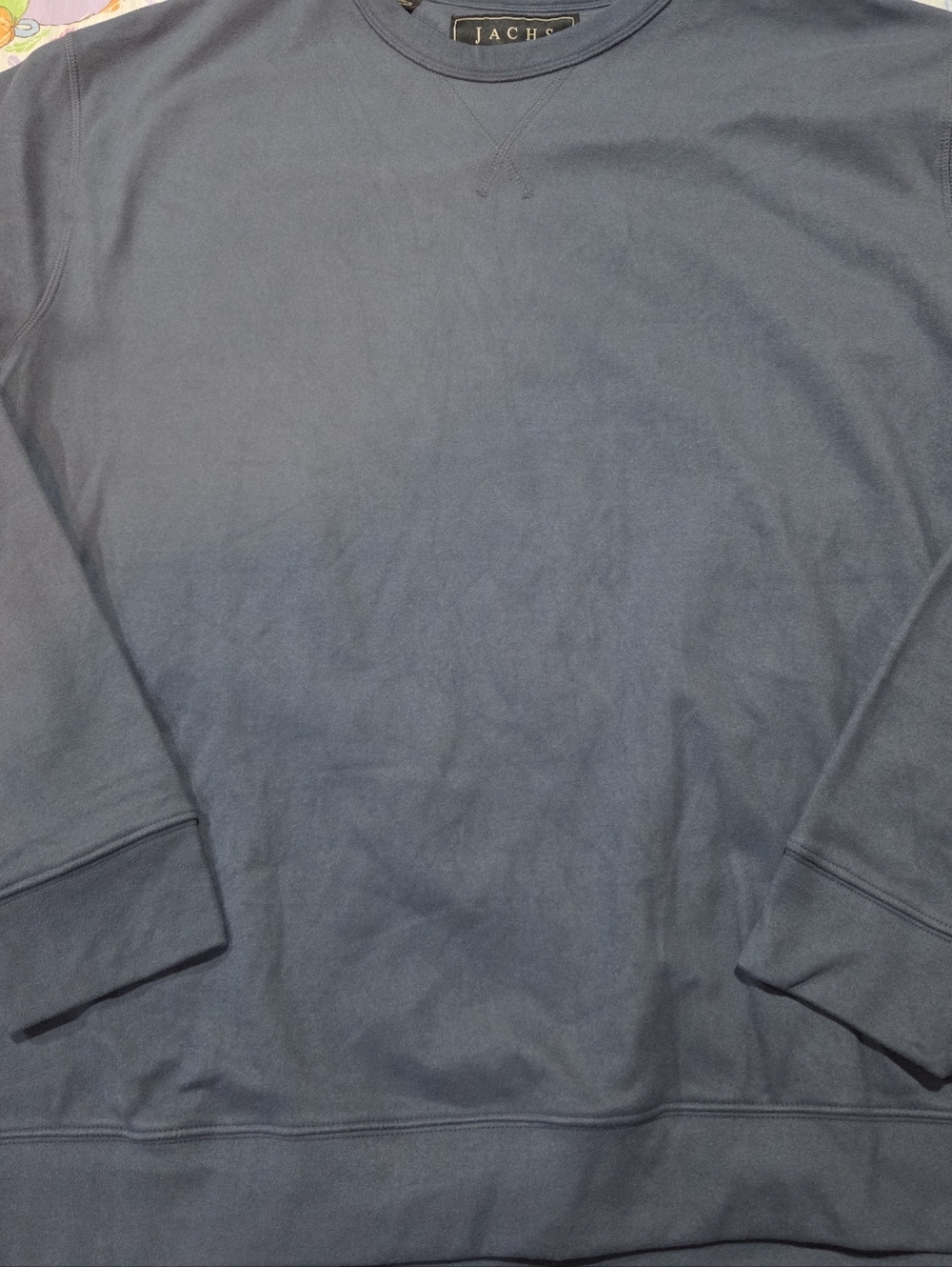 Jachs NY mens large crew neck navy blue